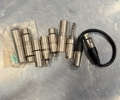 Lot of 8 Neutrik Audio Connector Adapters - Image 1