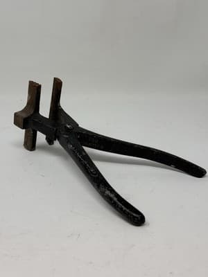 Vintage Canvas Cast Iron Stretching Pliers. - Image 1