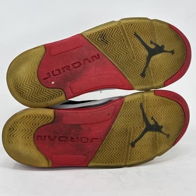 Nike Air Jordan 5 Retro Low Fire Red 2016 819171 101 Men's Sneakers Size 10.5 - Thumbnail 4