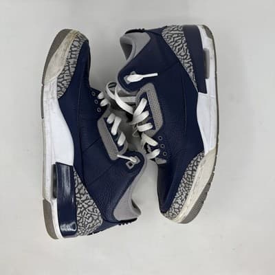 Air Jordan 3 Retro Men's Size 10 Midnight Navy CT8532-401 - Thumbnail 5
