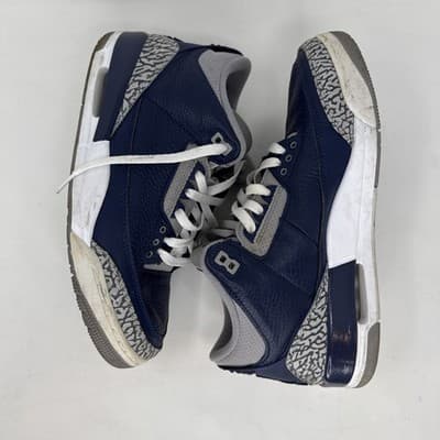 Air Jordan 3 Retro Men's Size 10 Midnight Navy CT8532-401 - Thumbnail 4