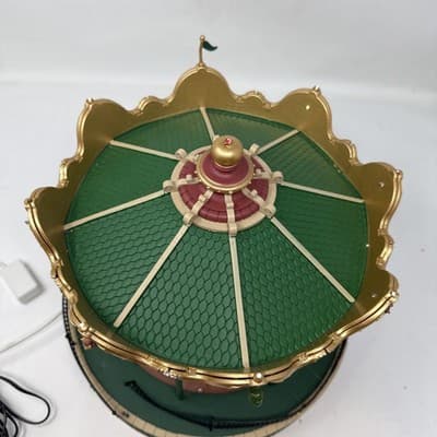 Lemax Santa Carousel Carnival MResin Village Accessory 34682 - Tested. - Thumbnail 4