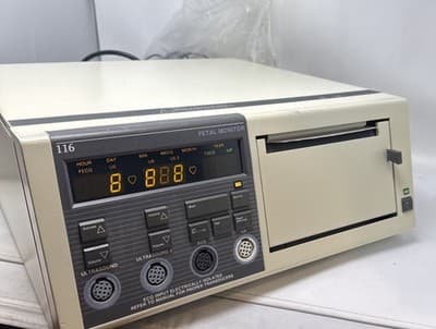 GE 116 Series Model 0116 Fetal Monitor W/Transducers - Thumbnail 7