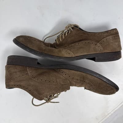 To Boot New York Adam Derrick Shoes Mens Size 11 Brown Suede Wingtip Oxfords - Thumbnail 5