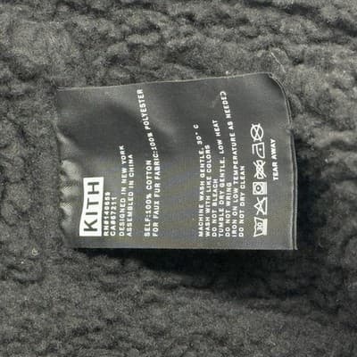 Kith Flocked Cotton Monogram Bucket Hat - Black - Thumbnail 3