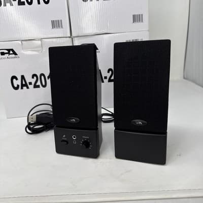 Lot of 4 New Cyber Acoustics CA-2016 USB PC Speakers - Thumbnail 2