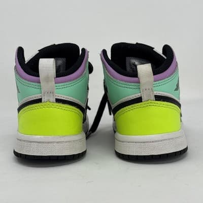 Air Jordan 1 Mid Toddler - 640735-175 Toddler Size 8.5c Basketball Shoes - Thumbnail 3