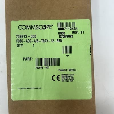 CommScope 709972-000 FOSC-ACC-A/B-TRAY-12-RBN Splice Tray - Thumbnail 2