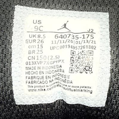 Air Jordan 1 Mid Toddler - 640735-175 Toddler Size 8.5c Basketball Shoes - Thumbnail 8