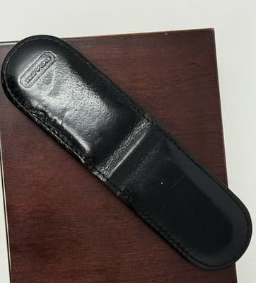 AUTHENTIC VINTAGE *COACH* MEN'S/UNISEX ELEGANT LEATHER CJ885B BLACK MONEY CLIP - Thumbnail 5