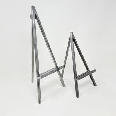 Set 13” And 9” Umbra Metal Table Display Easel Plate - Image 1