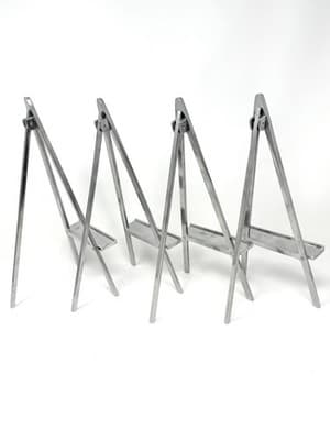 Lot Of 4 Umbra Metal 13” Table Display Easel - Thumbnail 2