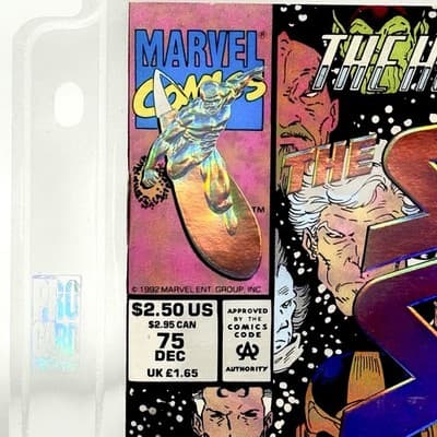Marvel Comics Silver Surfer Issue #75 The Herald Ordeal Part 6 Holographic Cover - Thumbnail 3