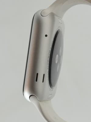 Apple Watch Series 1 42mm Aluminum Case White Sport Band - (MNNL2LL/A) - Thumbnail 3