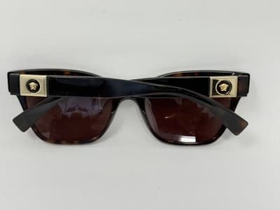 Versace Havana Women's Cat Eye Sunglasses VE3294 - Thumbnail 6