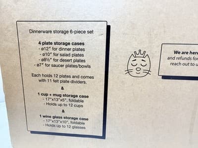 StorageLAB China Organizer Containers Hard Shell Case with Dividers - Thumbnail 4