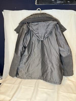 Nautica Hood in Collar Parka Mens XL- Grey - Thumbnail 4