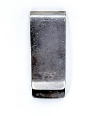 Tiffany & Co 925 Sterling Silver Money Clip Vintage Engraved B.C.S - Image 1