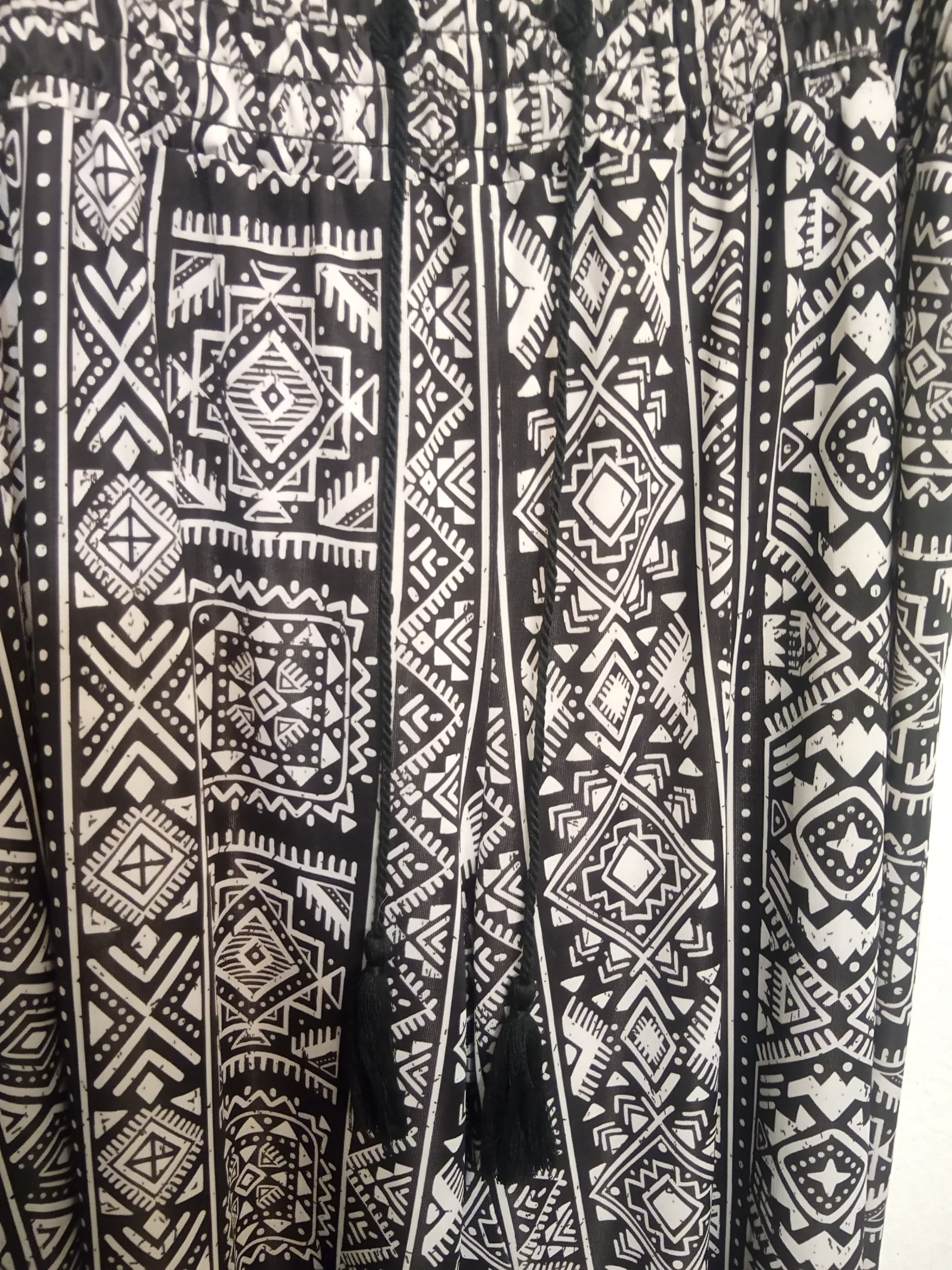 NWT West Loop Black & White Printed Palazzo Pants - Women's Size XL - Thumbnail 6