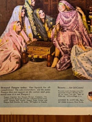 1929 Fashionable Dress Magazine Cover Art Deco NYC Skyline Ruth St Denis Tangee - Thumbnail 13