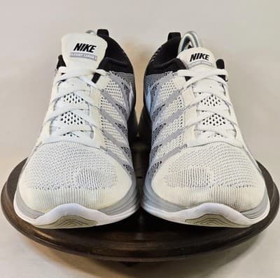 NIKE FLYKNIT LUNAR 2 | 620465-100 | White Running Shoes Sneakers Size 10 VNDS - Thumbnail 5