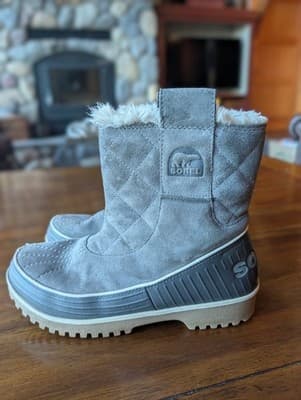 Sorel Tivoli II Pull-On Winter Boots Womens Size 8 Grey Quarry NL2329-052 - Thumbnail 2