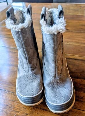 Sorel Tivoli II Pull-On Winter Boots Womens Size 8 Grey Quarry NL2329-052 - Thumbnail 3