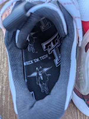 Under Armour HOVR Apex 3 Collegiate | White Red 3026158-103 Texas Tech Sneakers - Thumbnail 5