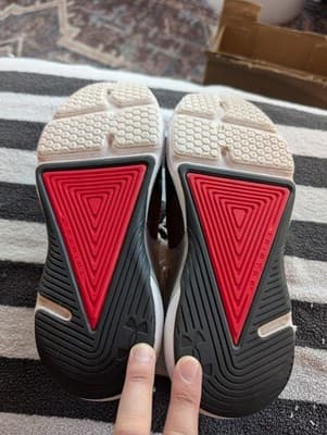 Under Armour HOVR Apex 3 Collegiate | White Red 3026158-103 Texas Tech Sneakers - Thumbnail 8