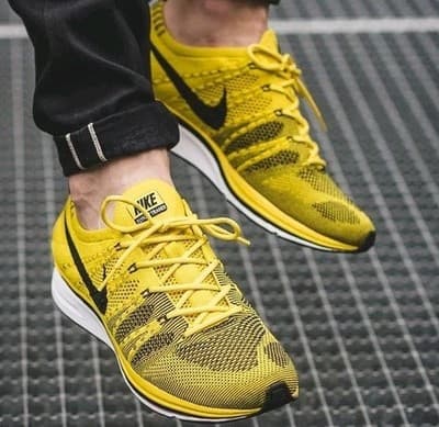 2017 NIKE FLYKNIT TRAINER | BRIGHT CITRON | BRAND NEW DS | AH8396-700 | Yeezy SB - Thumbnail 2