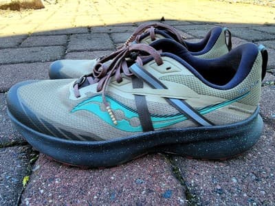 Saucony Ride 15 TR | Hiking Running Shoes | Desert Sprig | S10775-25 - Thumbnail 2