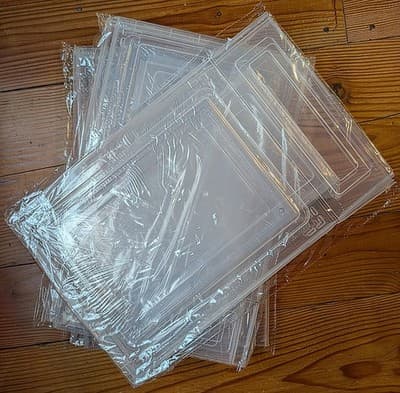 10 CLEAR FRONT DROP PLASTIC SNEAKER DISPLAY CASES | FOR DISPLAYING BAGS/HATS TOO - Thumbnail 9