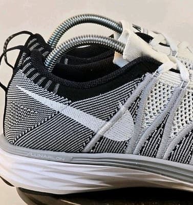 NIKE FLYKNIT LUNAR 2 | 620465-100 | White Running Shoes Sneakers Size 10 VNDS - Thumbnail 4