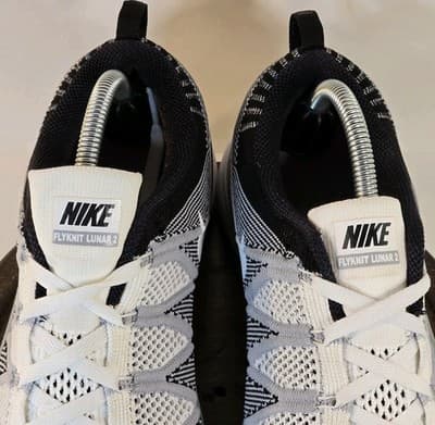 NIKE FLYKNIT LUNAR 2 | 620465-100 | White Running Shoes Sneakers Size 10 VNDS - Thumbnail 6