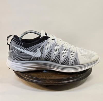 NIKE FLYKNIT LUNAR 2 | 620465-100 | White Running Shoes Sneakers Size 10 VNDS - Thumbnail 8