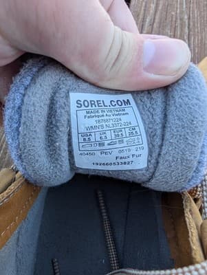 Sorel Kinetic Conquest Boots | Wool Brown Leather Lace Up | NL3372-224 - Thumbnail 6