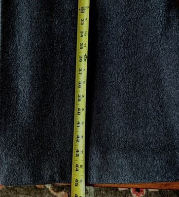 Vintage Kuppenheimer Overcoat Made in England Wool Cashmere Black Mens 42 L - Thumbnail 13