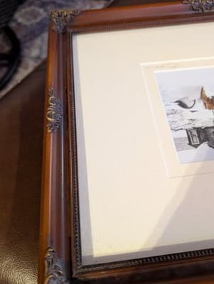 Framed Ghost Town 1937 Chevy Infrared Art Elaine Morgan Signed Photo "Bodie Car - Thumbnail 11