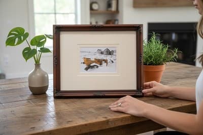 Framed Ghost Town 1937 Chevy Infrared Art Elaine Morgan Signed Photo "Bodie Car - Thumbnail 13