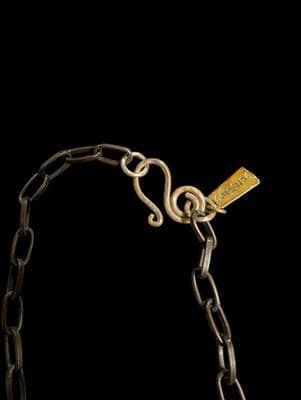 Vintage Camenae Janice Lee Ripley Necklace Yoga Sutra Sanskrit Patanjali Pendant - Thumbnail 5