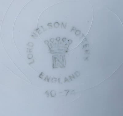Lord Nelson Pottery Plates Pair Blue Boy Pinkie England 1974 Grandmillennial Dec - Thumbnail 7