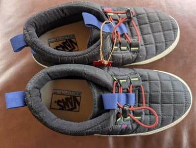 Vans Coast CC Quilted Puffer Shoes Men 8 Women 9.5 NWT Black Speckled | 721454 - Thumbnail 5