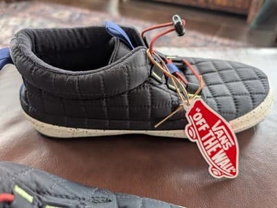 Vans Coast CC Quilted Puffer Shoes Men 8 Women 9.5 NWT Black Speckled | 721454 - Thumbnail 6