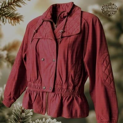 Beautiful Vintage NWT Byrnes & Baker Hot Pink Suede Leather Jacket M Thinsulate