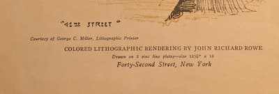 Vintage 1931 Art Deco 42nd St NYC Architectural Rendering - John Richard Rowe - - Thumbnail 4