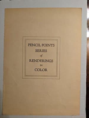 Vintage 1931 Art Deco 42nd St NYC Architectural Rendering - John Richard Rowe - - Thumbnail 5