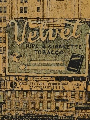 Vintage 1931 Art Deco 42nd St NYC Architectural Rendering - John Richard Rowe - - Thumbnail 3