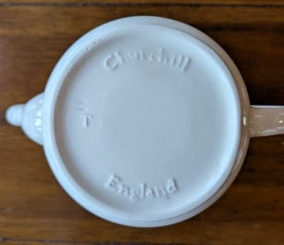 Vintage Churchill England "Out of the Blue" Teapot - 1997-2003 Pristine! - Thumbnail 6
