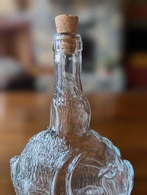 Vintage Vetreria Etrusca Italian Glass Fish Decanter Bottle 750ml – Made in... - Thumbnail 3