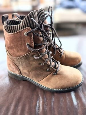 The North Face Ballard III Lace | Waterproof Brown Suede Boots Women | Size 8